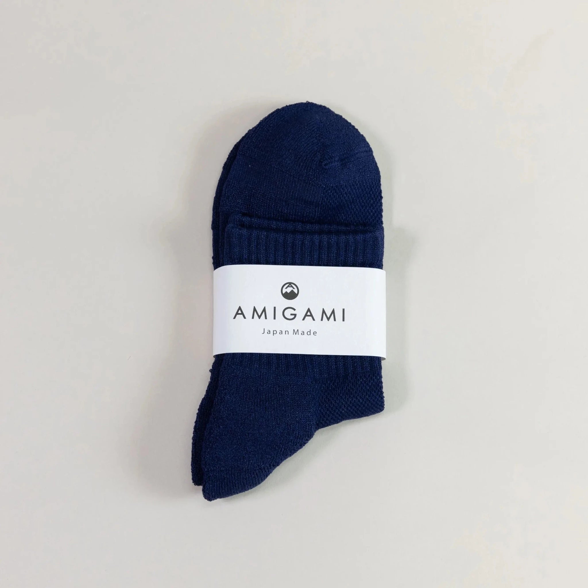 WASHI PILE SPORT SOCKS ‹NAVY BLUE›, UNISEX - AMIGAMI