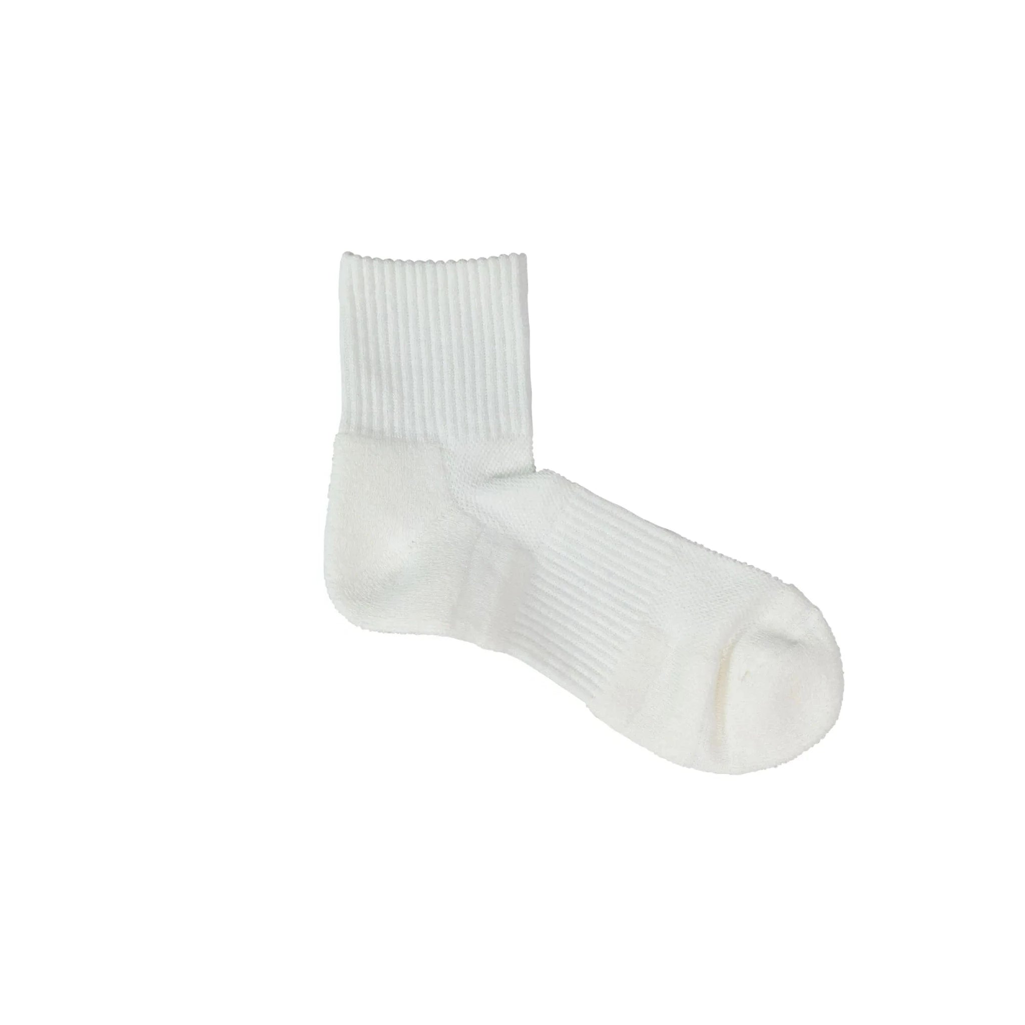 WASHI PILE SPORT SOCKS ‹WHITE›, UNISEX - AMIGAMI