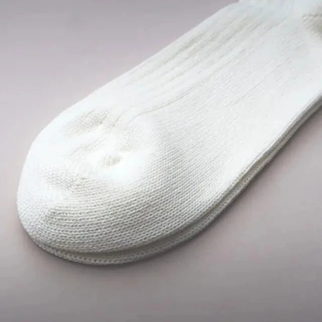 WASHI RIB SOCKS ‹WHITE›, UNISEX - AMIGAMI